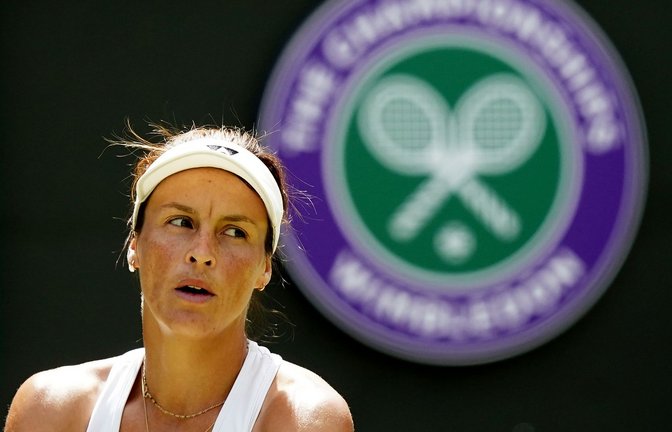 Tennisspielerin Tatjana Maria steht im Wimbledon-Viertelfinale.<span class='image-autor'>Foto: Aaron Chown/PA Wire/dpa</span>
