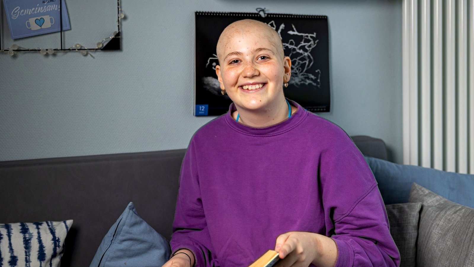Alexandra aus Rumänien wird zurzeit in der Kinderonkologie des Olgahospitals behandelt.Foto: Klinikum Stuttgart/Tobias Grosser Alexandra aus Rumänien wird zurzeit in der Kinderonkologie des Olgahospitals behandelt.Foto: Klinikum Stuttgart/Tobias Grosser