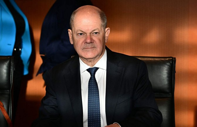 Bundeskanzler Scholz warnte vor einem „Diktatfrieden“. (Archivbild)<span class='image-autor'>Foto: AFP/TOBIAS SCHWARZ</span>
