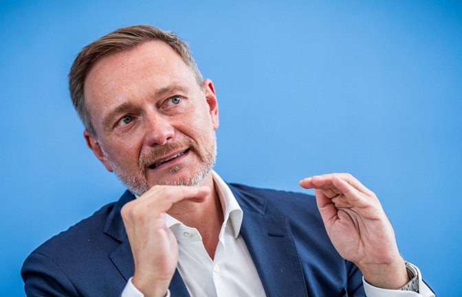 In einer schwierigen Lage: FDP-Chef Christian Lindner.<span class='image-autor'>Foto: dpa/Michael Kappeler</span>