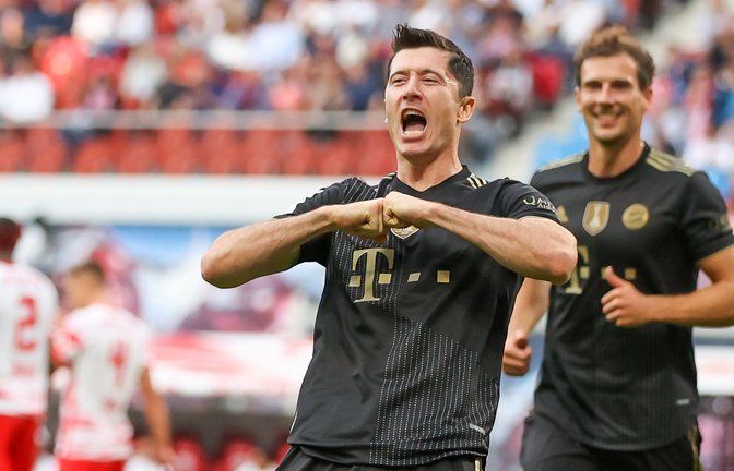 Robert Lewandowski (l) spielt künftig in den USA. (Archivbild)<span class='image-autor'>Foto: Jan Woitas/dpa-Zentralbild/dpa</span>
