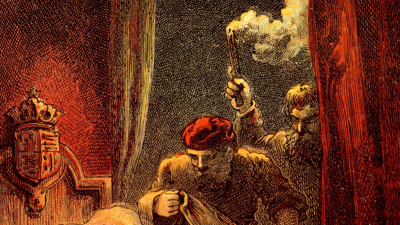 Ein Illustration um 1850 zeigt die beiden Prinzen im Tower von London: Edward V. und Richard von Shrewsbury waren die einzigen Kinder von Edward IV., dem damaligen König von England.Foto: Imago/Heritage Images