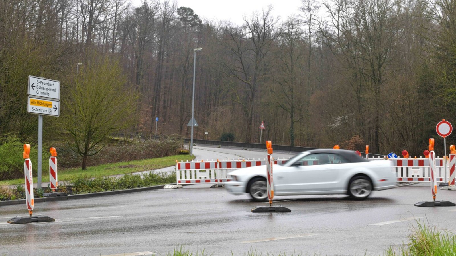 Die Botanger Straße soll kommende Woche wieder freigegeben werden.Foto: Lichtgut/Max Kovalenko