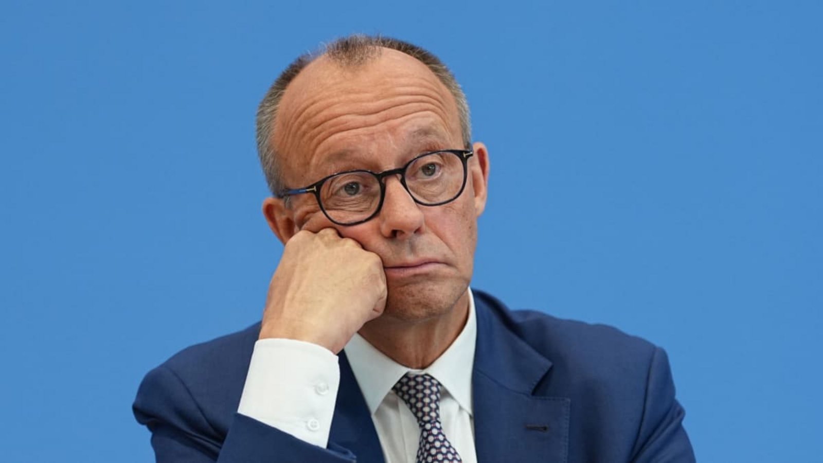 Friedrich Merz (CDU): Dass er am 6. Mai vor einem Jahr zum Bundeskanzler gewählt wurde, hat er ein kleines bisschen auch den Linken zu verdanken.Michael Kappeler/dpa Friedrich Merz (CDU): Dass er am 6. Mai vor einem Jahr zum Bundeskanzler gewählt wurde, hat er ein kleines bisschen auch den Linken zu verdanken.Michael Kappeler/dpa