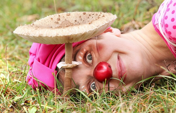 Die Fotos von Clownin Ulrike Anglett entstanden in Heimsheim.  <span class='image-autor'>Foto: Just</span>