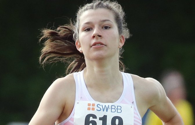 Annika Metzger hat beim Meeting in Tübingen ihre Bestzeit über 1500 Meter um über zehn Sekunden pulverisiert. <span class='image-autor'>Foto: Baumann</span>