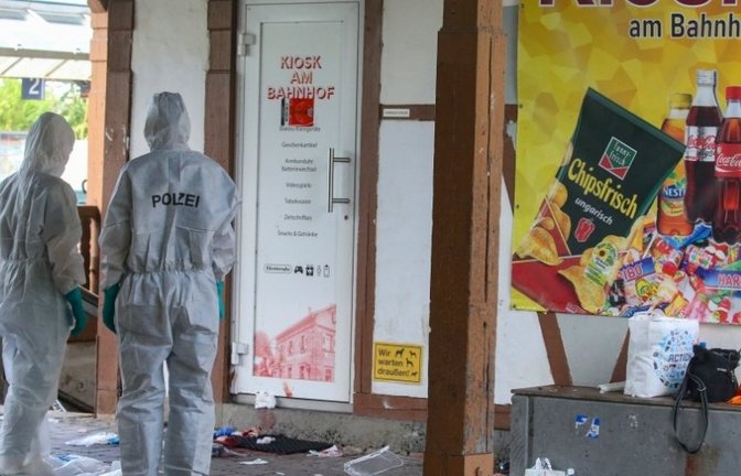 Am Sachsenheimer Bahnhof wird die Frau im Juli angegriffen und schwer verletzt. Foto: VKZ-Archiv