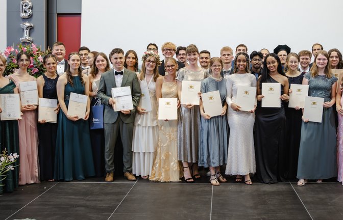 Geschafft: der Abi-Jahrgang 2025. <span class='image-autor'>Fotos: p</span>