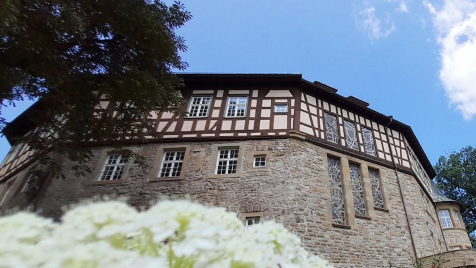 Das Wasserschloss.  Foto: p
