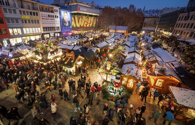 Lichterglanz und Tannengrün: Der Stuttgarter Weihnachtsmarkt öffnet vom 26. November bis zum 23. Dezember. (Archivbild)<span class='image-autor'>Foto: Lichtgut</span>