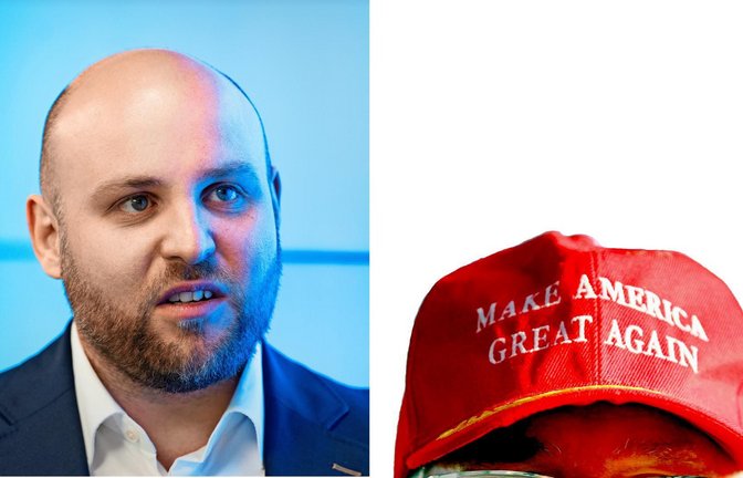 Markus Frohnmaier (links) darf im Cipriani Wall Street eine Rede halten und soll einen Preis bekommen.<span class='image-autor'>Foto: IMAGO/Hanno Bode/Collage StZN</span>