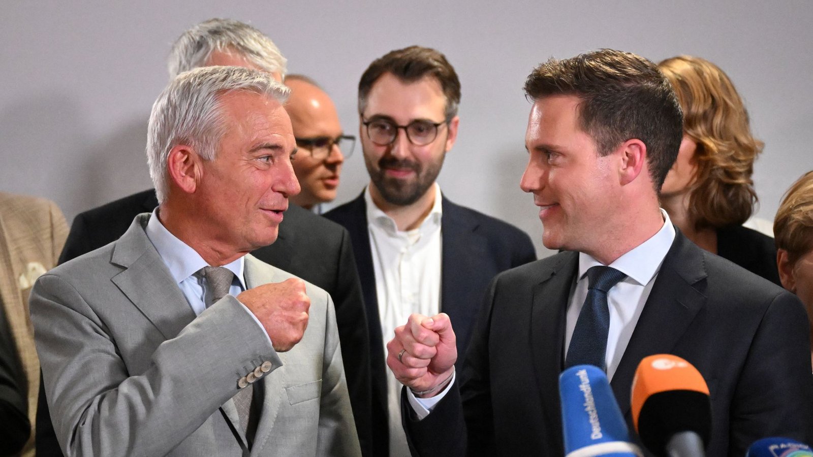 Thomas Strobl ebnet Manuel Hagel den Weg für seinen Aufsteig an die Parteispitze .Foto: dpa/Bernd Weißbrod Thomas Strobl ebnet Manuel Hagel den Weg für seinen Aufsteig an die Parteispitze .Foto: dpa/Bernd Weißbrod