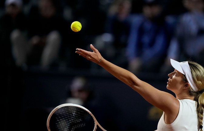 Danielle Collins spielt im Halbfinale der ATP-Tour in Rom gegen Aryna Sabalenka.<span class='image-autor'>Foto: Andrew Medichini/AP</span>