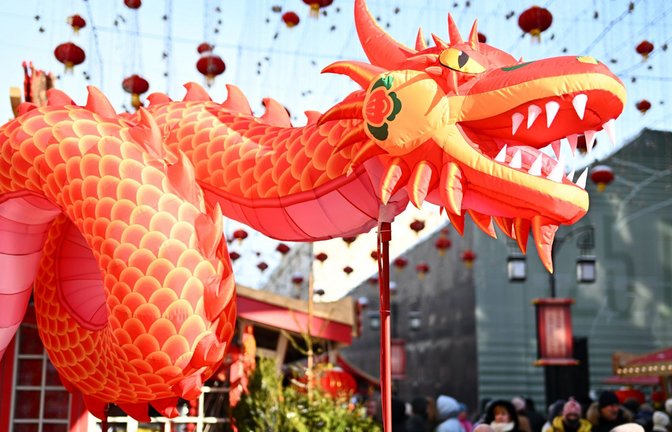 Das Jahr 2024 steht im Zeichen des Drachen.<span class='image-autor'>Foto: IMAGO/SNA/IMAGO/Ramil Sitdikov</span>