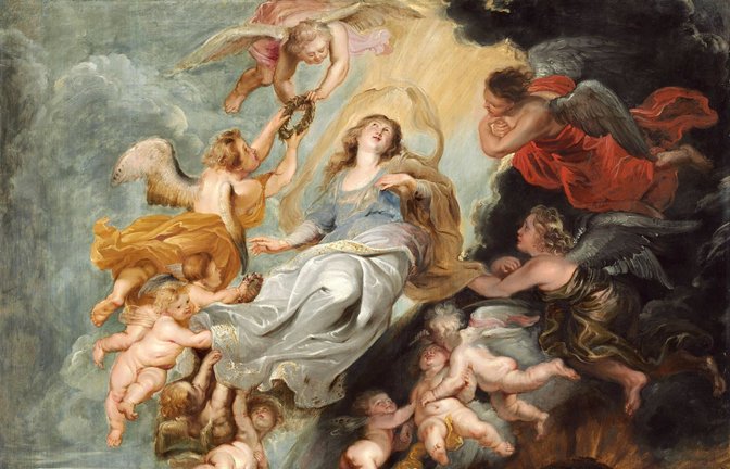 Die Himmelfahrt der Jungfrau Maria, Gemälde von Peter Paul Rubens, um 1620.<span class='image-autor'>Foto: Imago//n</span>