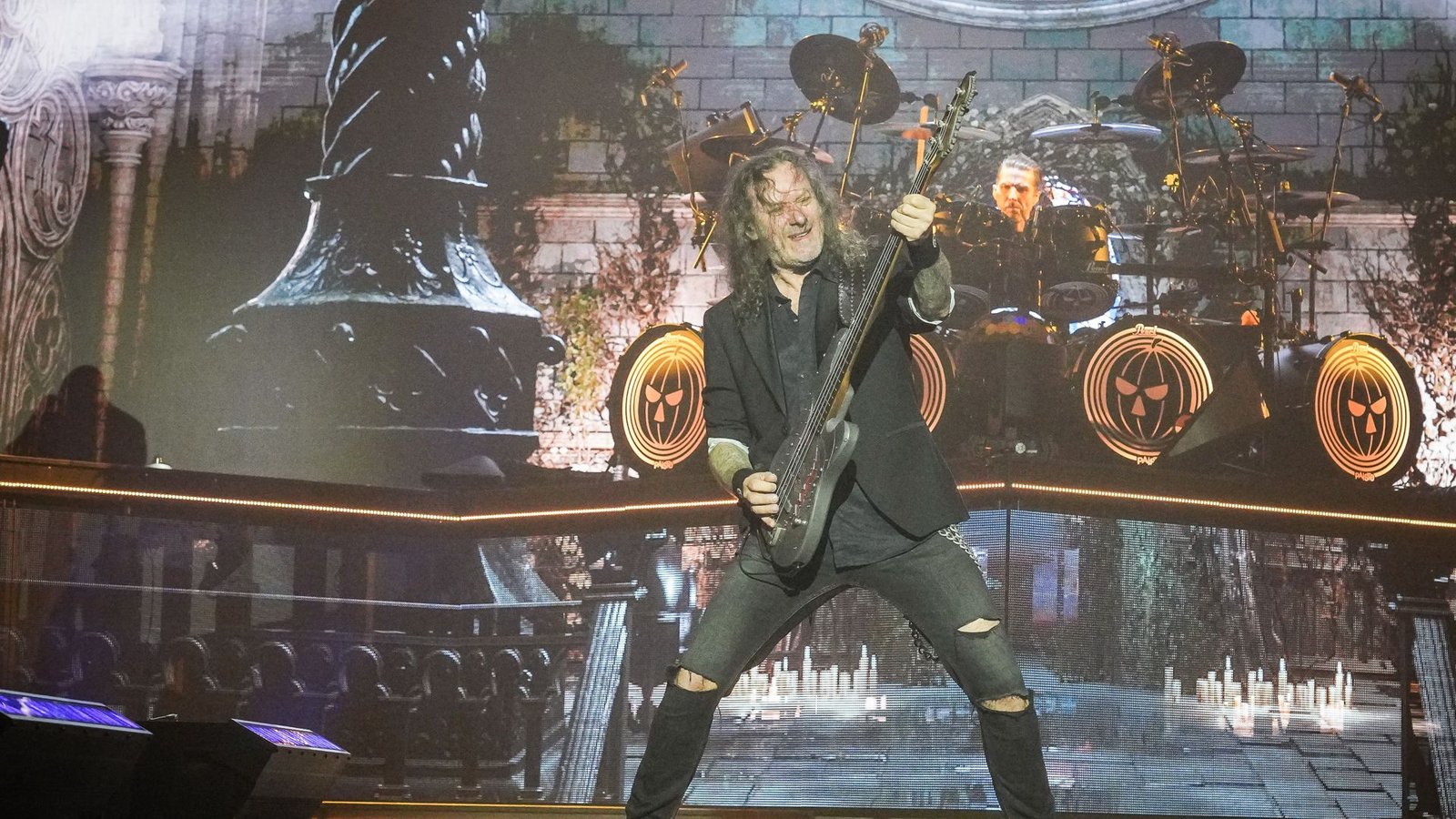 Die Band Helloween hat die letzte Station ihrer 40 Years Anniversary-Tour in der Stuttgarter Schleyer-Halle gefeiert.Foto: Ferdinando Iannone