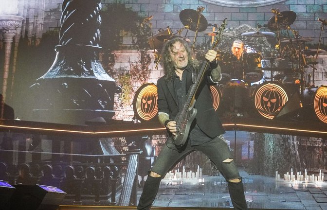 Die Band Helloween hat die letzte Station ihrer 40 Years Anniversary-Tour in der Stuttgarter Schleyer-Halle gefeiert.<span class='image-autor'>Foto: Ferdinando Iannone</span>
