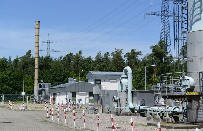 Baden-Württemberg besitzt aus geologischen Gründen kaum Gasspeicher. Eine kleinere Anlage befindet sich bei Sandhausen.<span class='image-autor'>Foto: Terranets BW</span>