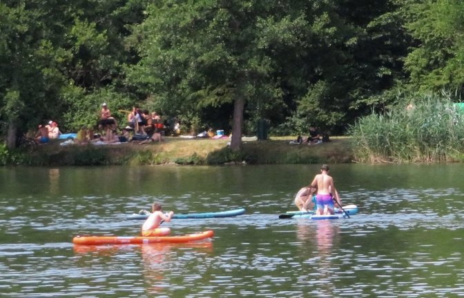 Eine der Ideen ist eine Bushaltestelle bei den Horrheimer Seewaldseen.  Archivfoto: Arning
