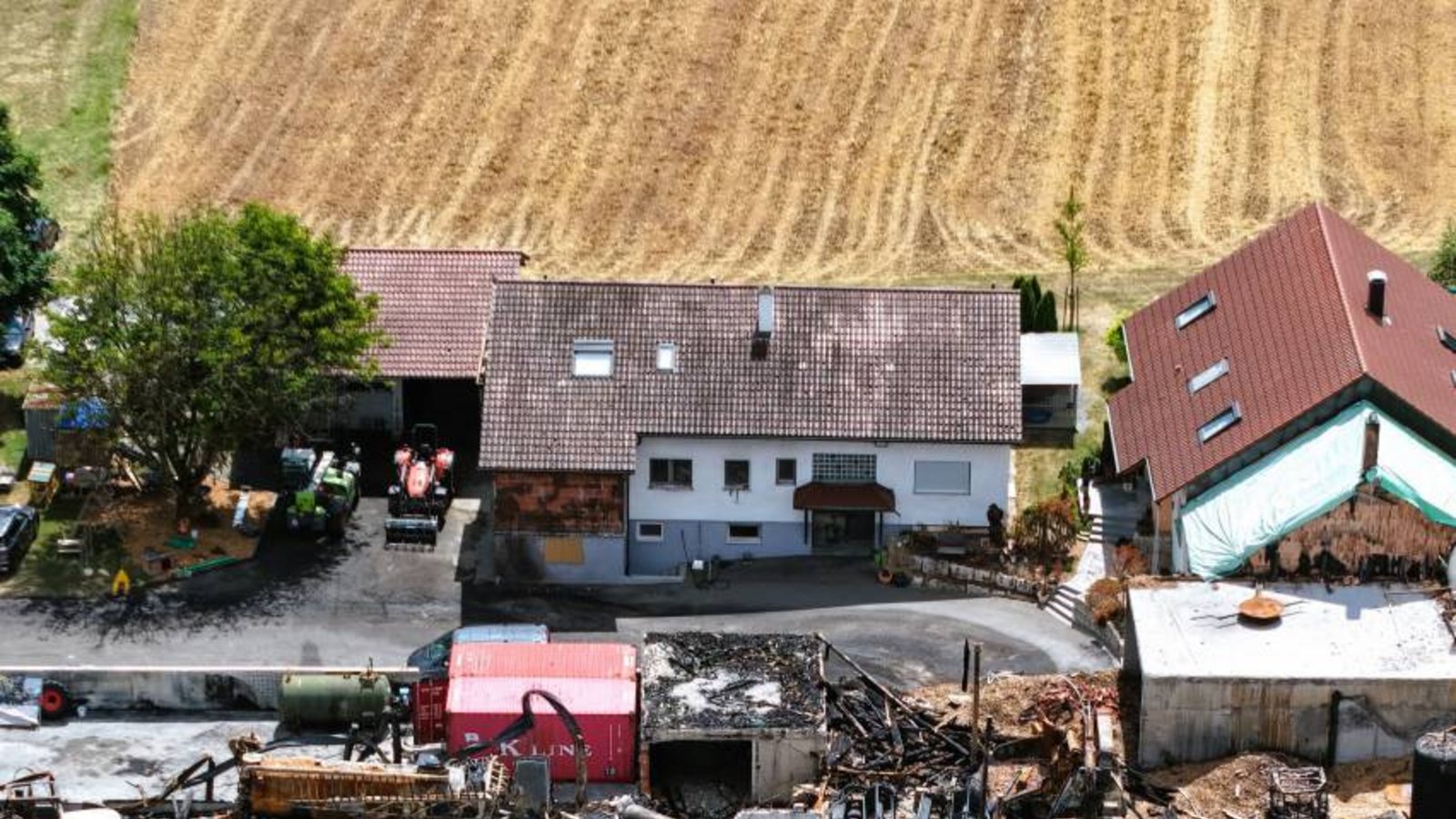 Kurz nach dem Brand: der Lindenhof in Oberriexingen. Archivfoto: VKZ/Küppers Kurz nach dem Brand: der Lindenhof in Oberriexingen. Archivfoto: VKZ/Küppers