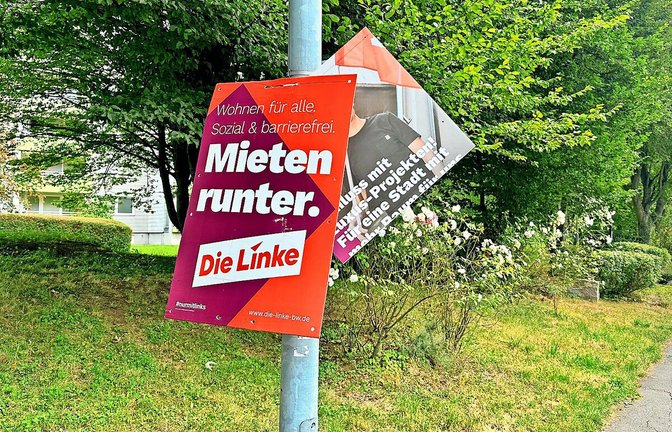 Hängengebliebene Wahlplakate<span class='image-autor'>Foto: Jan Sellner</span>
