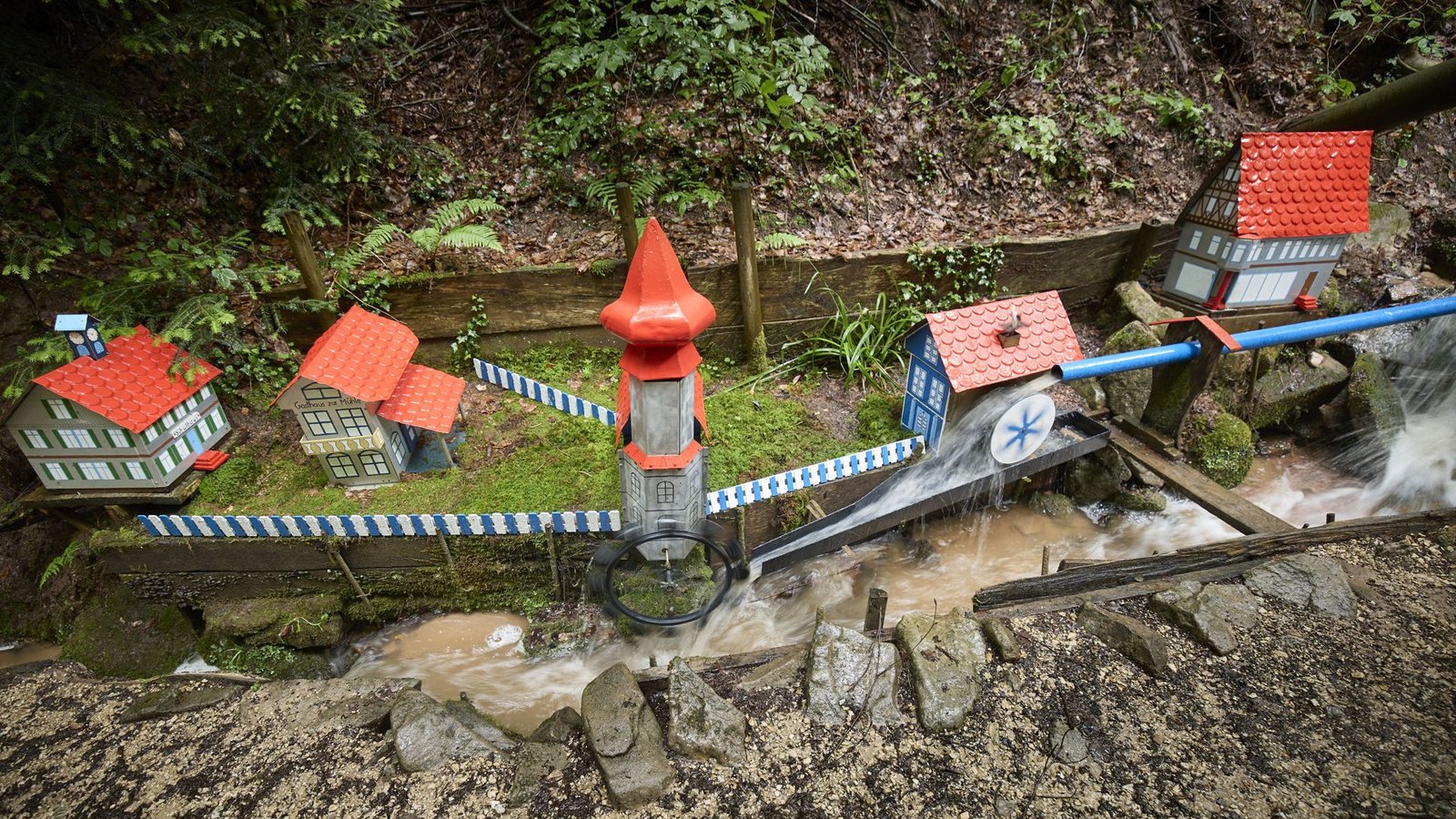 Versteckt im Schwäbischen Wald: die Wasserspiele der Schelmenklinge.Foto: Gottfried Stoppel/Gottfried Stoppel
