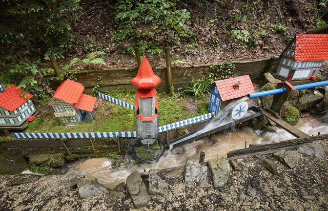 Versteckt im Schwäbischen Wald: die Wasserspiele der Schelmenklinge.<span class='image-autor'>Foto: Gottfried Stoppel/Gottfried Stoppel</span>