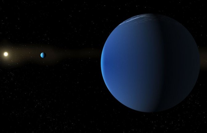 Sie sind groß wie Jupiter, wiegen aber nur einen Bruchteil davon: Astronomen haben zwei Riesenplaneten von extrem geringer Dichte entdeckt. Die Forscher sprechen von „Super-Puffs“.<span class='image-autor'>Foto: Daniel Rutter/NASA/dpa</span>