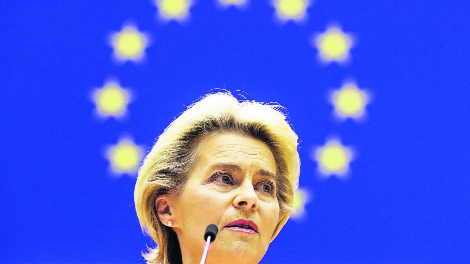 EU-Kommissionspräsidentin Ursula von der Leyen fordert eine größere Unabhängigkeit der EU in Sicherheitsfragen. (Archivbild)Foto: dpa/Olivier Hoslet EU-Kommissionspräsidentin Ursula von der Leyen fordert eine größere Unabhängigkeit der EU in Sicherheitsfragen. (Archivbild)Foto: dpa/Olivier Hoslet