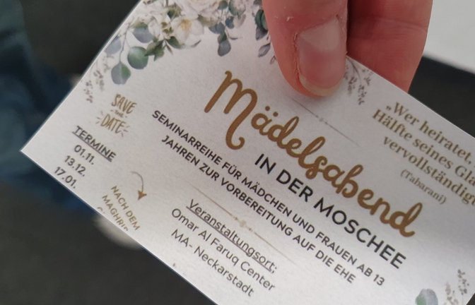 Gestaltet wie eine Hochzeitseinladung: der Mädelsabend in Mannheim.<span class='image-autor'>Foto: /Wein</span>