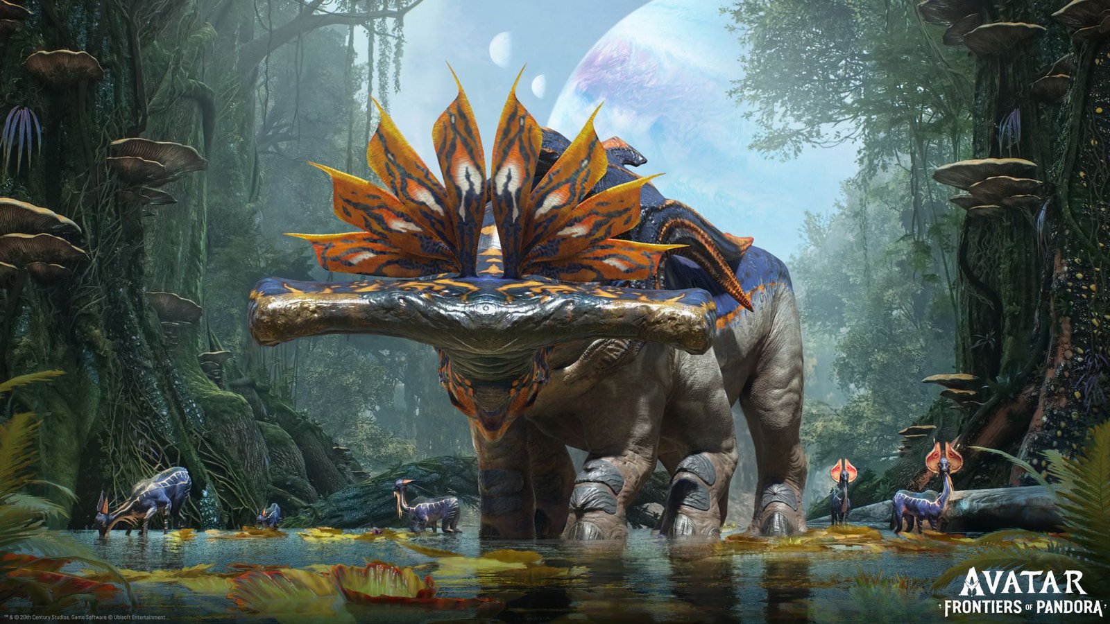 Die Tier- und Pflanzenwelt von Pandora ist ebenso eindrucksvoll in Szene gesetzt wie...Foto: Ubisoft Die Tier- und Pflanzenwelt von Pandora ist ebenso eindrucksvoll in Szene gesetzt wie...Foto: Ubisoft