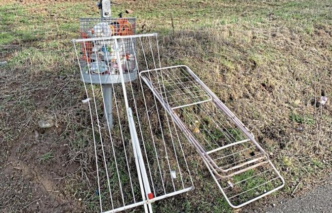 VKZ-Leserin Ulrike Schenk hat dies auf ihrer Walkingstrecke entdeckt.