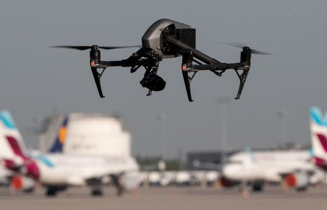 Drohnen in der Nähe von Flughäfen sind eine Gefahr.<span class='image-autor'>Foto: dpa</span>