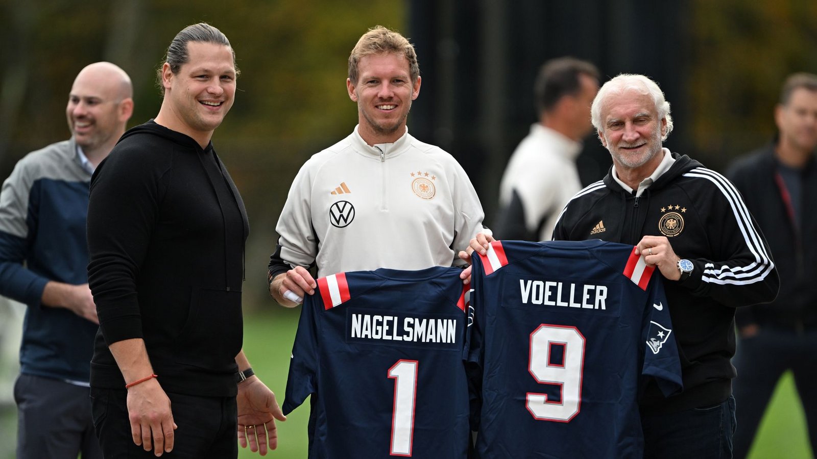 Seine ersten Trainingseinheiten als Bundestrainer absolvierte Nagelsmann in Foxborough. (Archivbild)Foto: Federico Gambarini/dpa