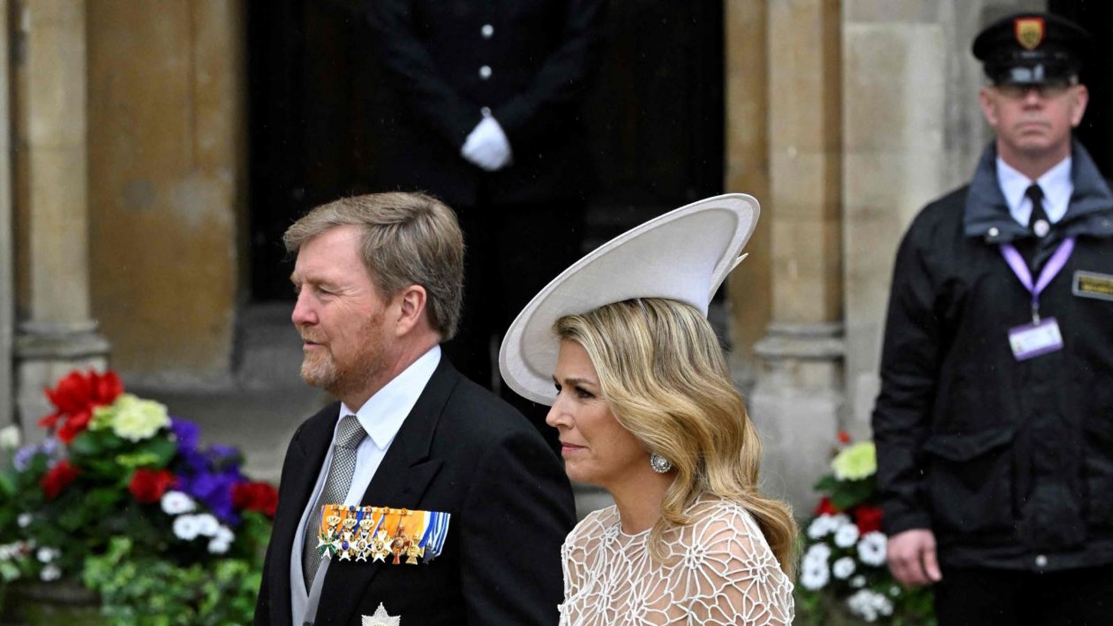 Der niederländische König Willem-Alexander und seine Frau Königin MáximaFoto: AFP/TOBY MELVILLE