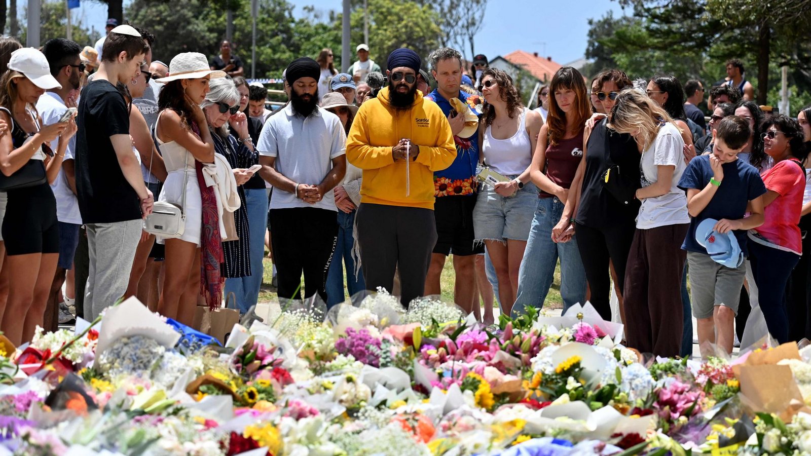 Gedenken nach dem Massaker in Sydney.Foto: AFP Gedenken nach dem Massaker in Sydney.Foto: AFP