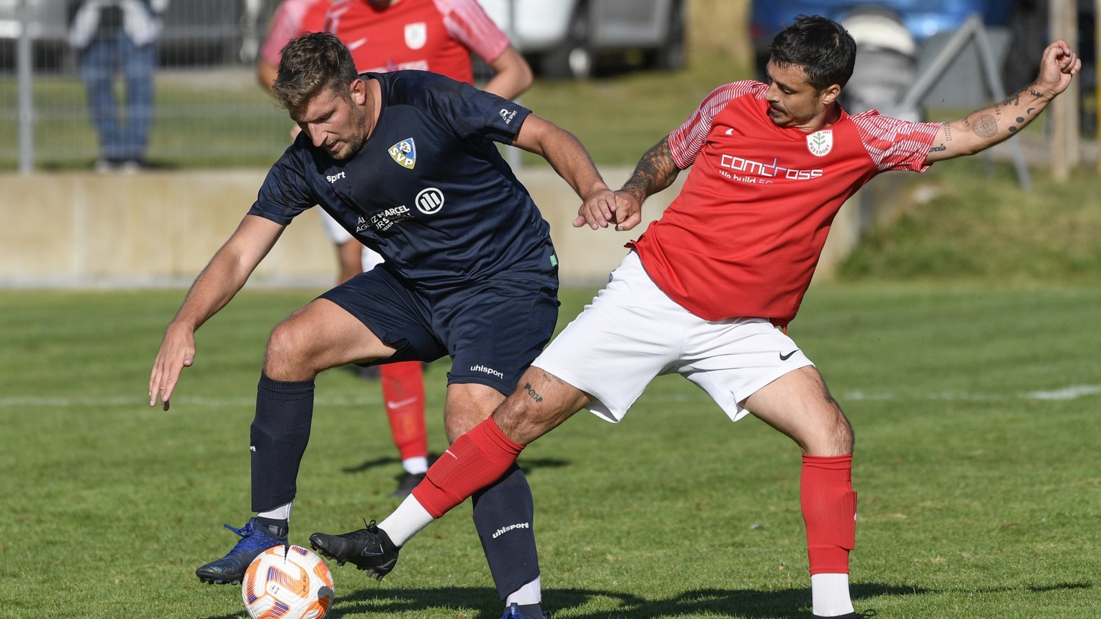 Für den TSV Nussdorf hat Benjamin Langhans (rechts) zahlreiche Spiele absolviert. Foto: Leitner Für den TSV Nussdorf hat Benjamin Langhans (rechts) zahlreiche Spiele absolviert. Foto: Leitner