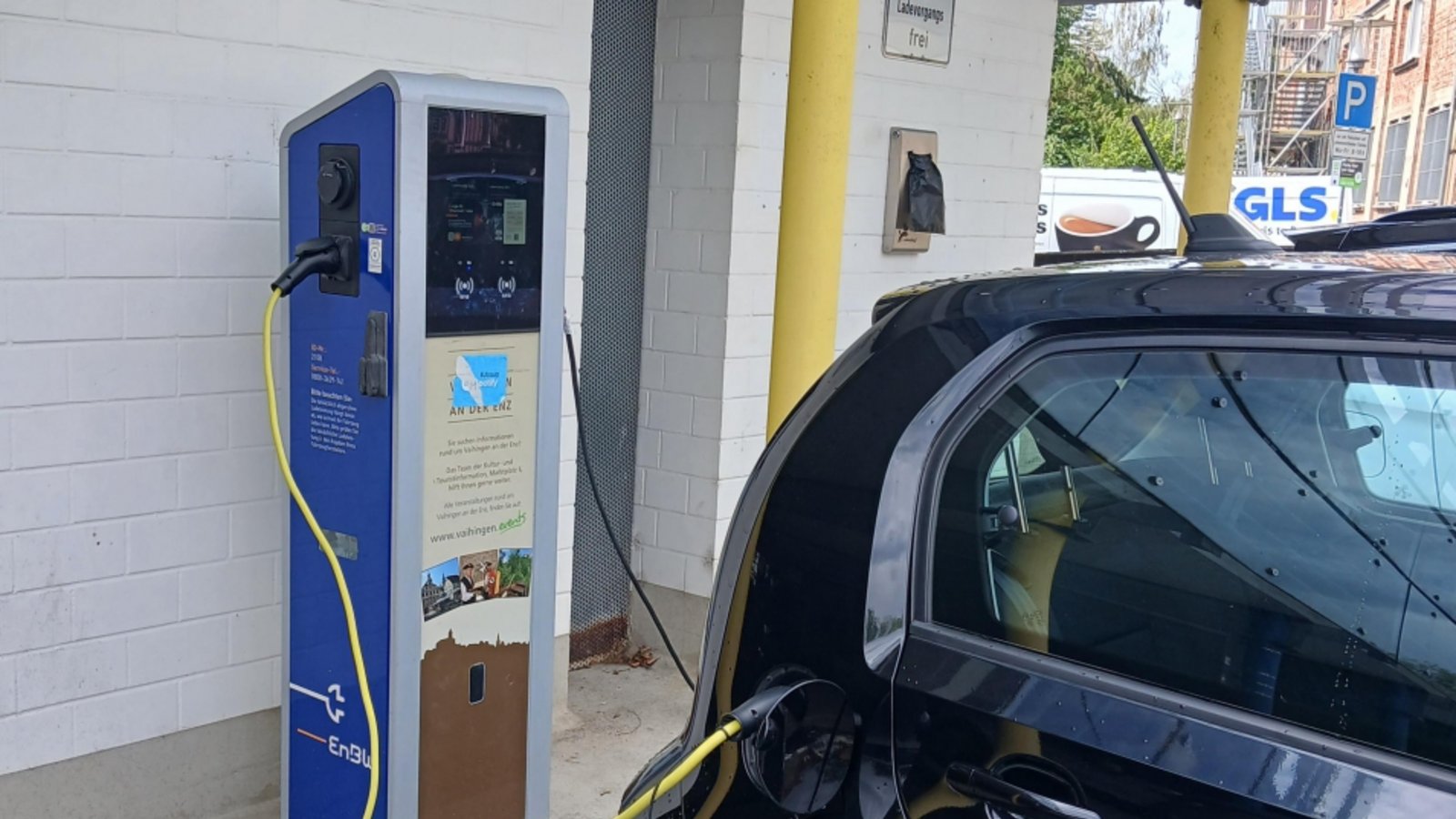 Die Ladeinfrastruktur im Kreis, hier eine Säule in Vaihingen, ist heterogen. Archivfoto: VKZ/Müller