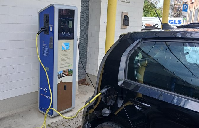 Die Ladeinfrastruktur im Kreis, hier eine Säule in Vaihingen, ist heterogen. Archivfoto: VKZ/Müller