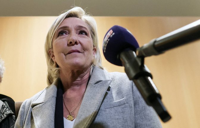An diesem Montag hat der Prozess gegen Marine Le Pen und andere Mitglieder des ehemaligen Front National begonnen.<span class='image-autor'>Foto: imago//Stephane Lemouton</span>