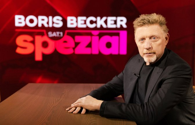 Äußerlich verändert – aber doch selbstsicher gibt sich Boris Becker auf Sat.1.<span class='image-autor'>Foto: dpa/Nadine Rupp</span>