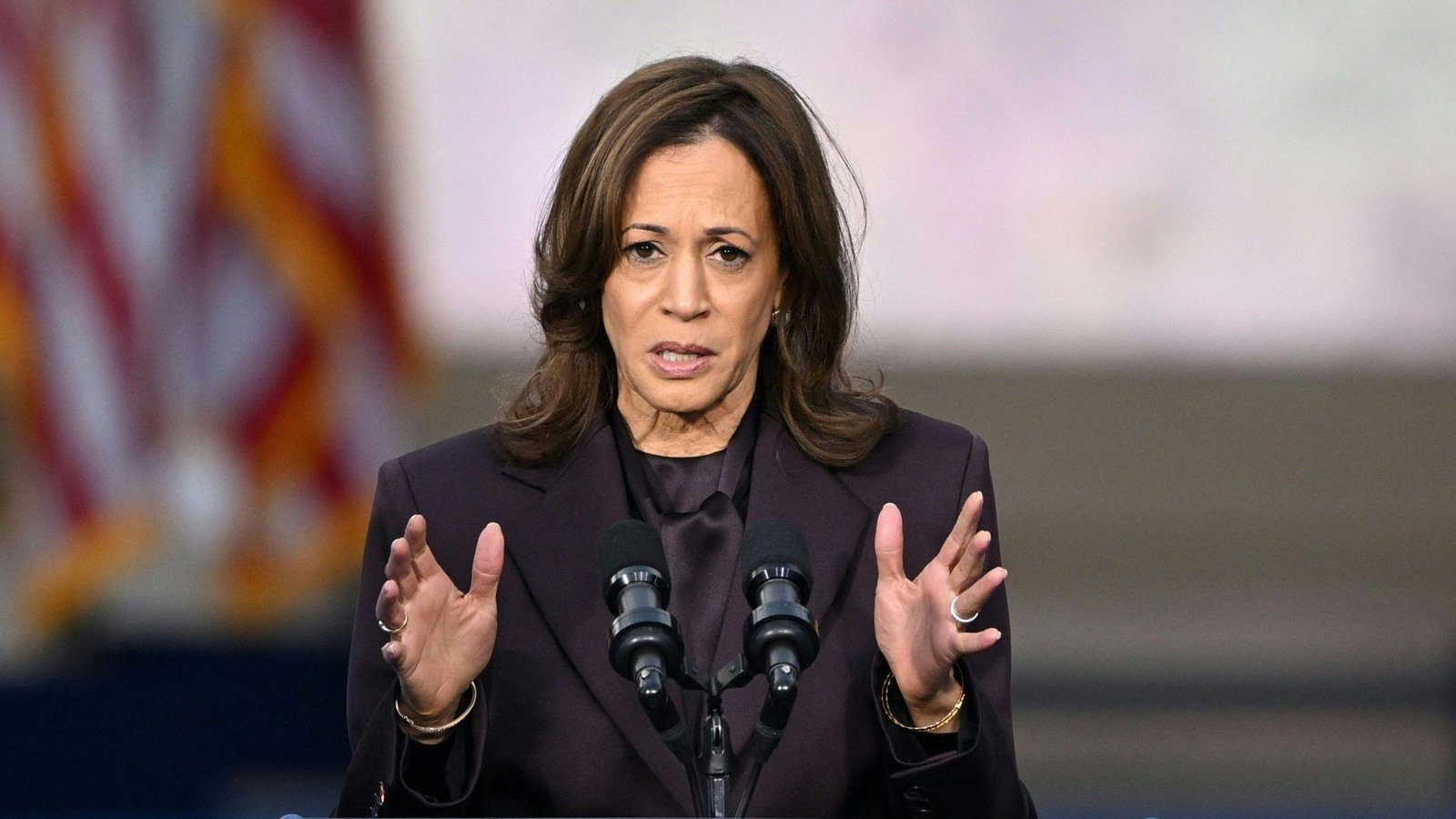 Kamala Harris bei ihrer Rede zur Anerkennung der WahlniederlageFoto: AFP/Saul Loeb Kamala Harris bei ihrer Rede zur Anerkennung der WahlniederlageFoto: AFP/Saul Loeb