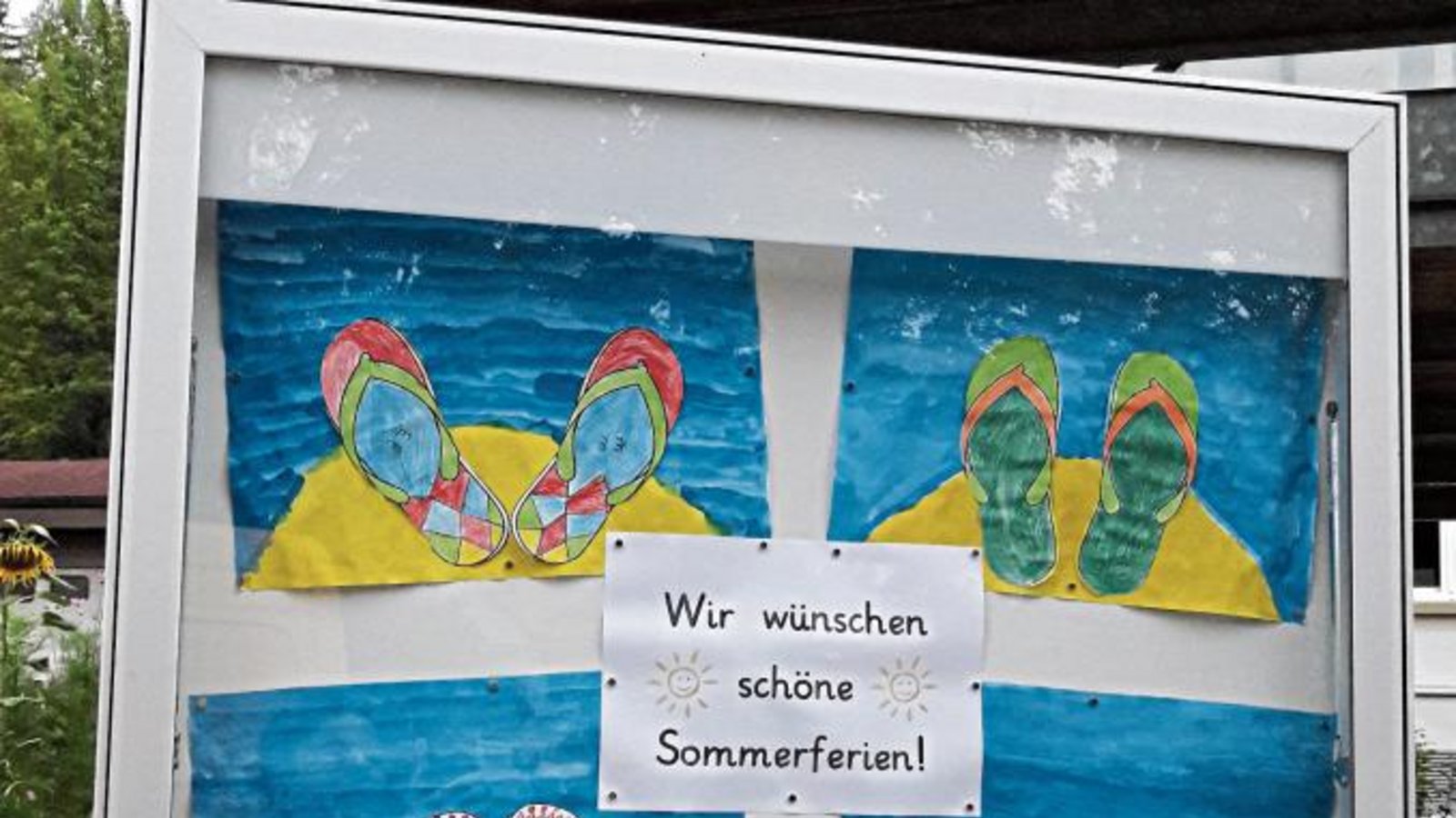 Diesem netten Wunsch der Auricher Grundschule schließen wir uns gerne an.  Foto: sr