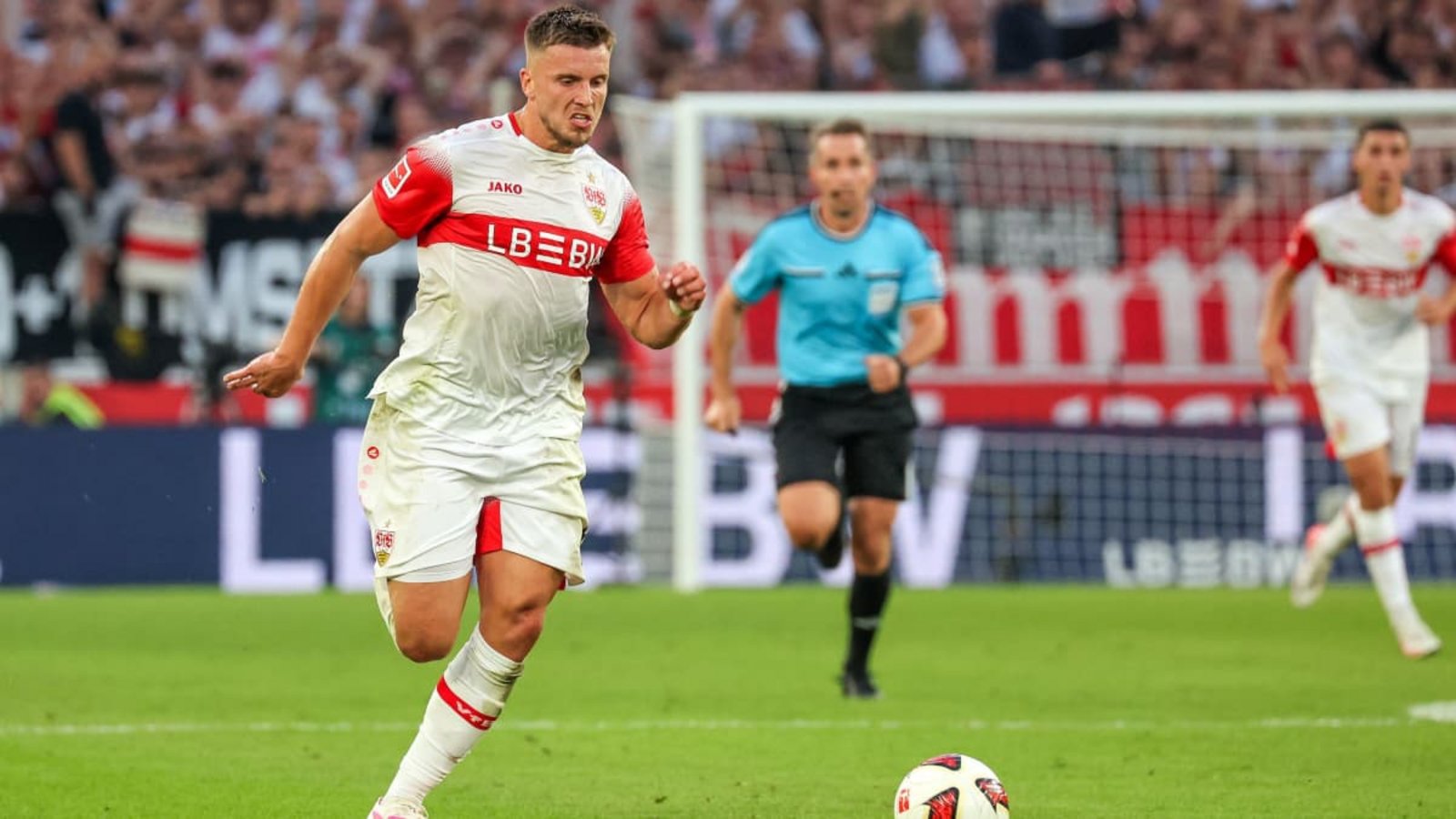 Ermedin Demirovic und der VfB kamen gegen Borussia Dortmund zu wenigen großen Chancen.Alexander Keppler Ermedin Demirovic und der VfB kamen gegen Borussia Dortmund zu wenigen großen Chancen.Alexander Keppler