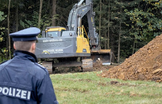 Die Polizei hatte die Sucharbeiten nach einem konkreten Hinweis gestartet.<span class='image-autor'>Tizian Gerbing/dpa</span>
