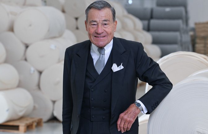 Ex-Trigema-Chef Wolfgang Grupp hat sich in einem Interview zum Thema Politik geäußert. (Archivbild)<span class='image-autor'>Foto: Bernd Weißbrod/dpa</span>