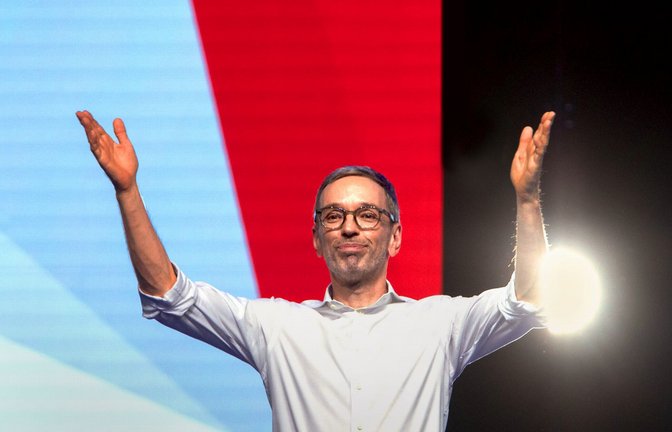 Setzt sich gerne in Szene: FPÖ-Politiker Herbert Kickl.<span class='image-autor'>Foto: AFP/ALEX HALADA</span>