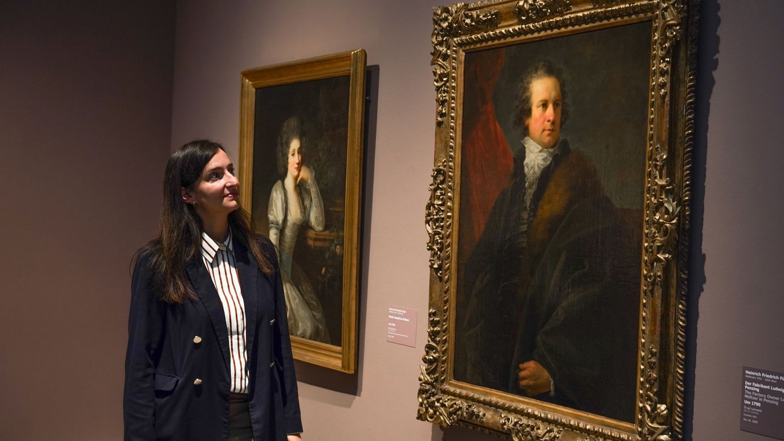 Johanna Poltermann untersucht, wie die Gemälde in die Staatsgalerie gelangten. Dieses Werk ist eindeutig als NS-Raubgut identifiziert. Es zurückzugeben gestaltet sich aber schwierig.Foto: Frederik Herrmann Johanna Poltermann untersucht, wie die Gemälde in die Staatsgalerie gelangten. Dieses Werk ist eindeutig als NS-Raubgut identifiziert. Es zurückzugeben gestaltet sich aber schwierig.Foto: Frederik Herrmann