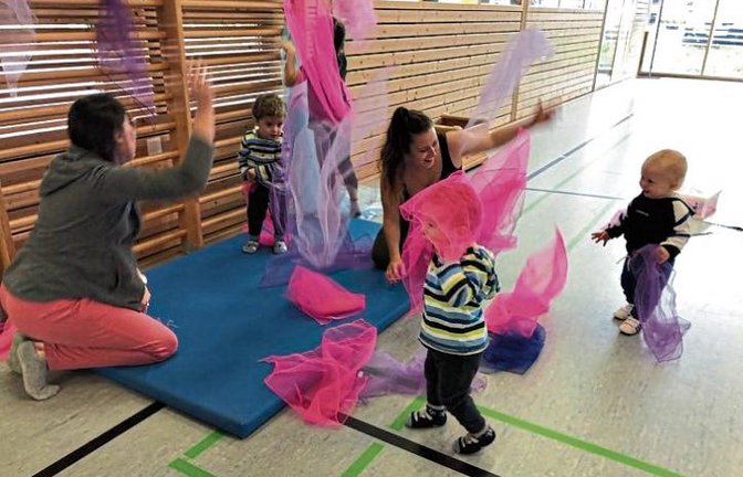 Die Jüngsten beim TV Sersheim hatten beim „Tag des Kinderturnens“ viel Spaß. Foto: privat