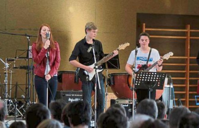 Die Pop-Rock-Band spielte „What’s up“ von den 4 Non Blondes.  Foto: Friedrich